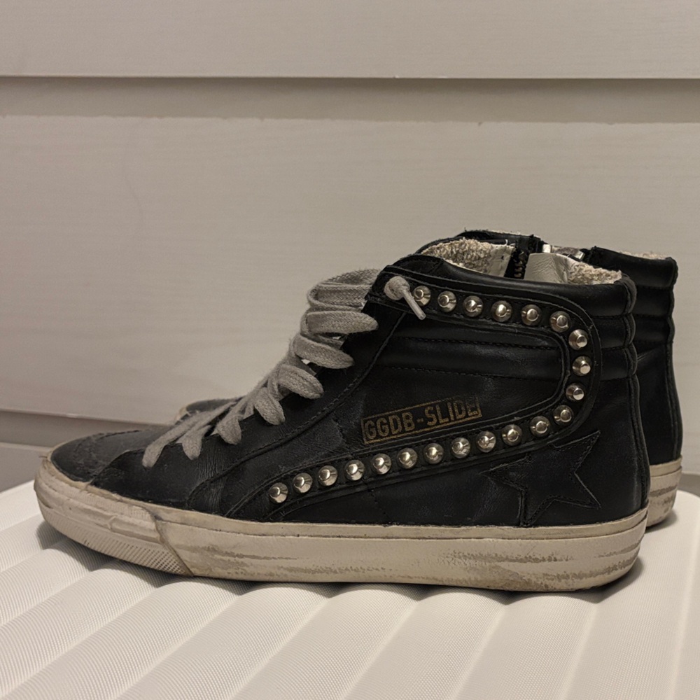Golden Goose Black and Gray Sneakers